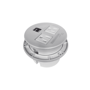 multicontactos / usb empotrable color blanco, no incluye cable de poder