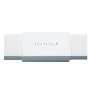 pieza de unión color blanco de pvc auto extinguible, para canaletas tmk1020, tmk1020sd, tmk1020cd (5180 02001)