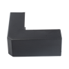 esquinero exterior color negro de pvc auto axtinguible, para canaleta tmk 1720 n cc (5210 02003)