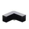 esquinero exterior color negro de pvc auto axtinguible, para canaleta tmk 1720 n cc (5210 02003)