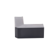 esquinero exterior color negro de pvc auto axtinguible, para canaleta tmk 1720 n cc (5210 02003)