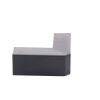 esquinero exterior color negro de pvc auto axtinguible, para canaleta tmk 1720 n cc (5210 02003)