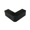 esquinero exterior color negro de pvc auto axtinguible, para canaleta tmk 1720 n cc (5210 02003)
