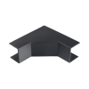 esquinero interior color negro de pvc auto axtinguible, para canaleta tmk 1720 n cc (5220 02003)