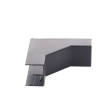 esquinero interior color negro de pvc auto axtinguible, para canaleta tmk 1720 n cc (5220 02003)