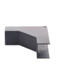 esquinero interior color negro de pvc auto axtinguible, para canaleta tmk 1720 n cc (5220 02003)