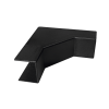 esquinero interior color negro de pvc auto axtinguible, para canaleta tmk 1720 n cc (5220 02003)