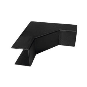 esquinero interior color negro de pvc auto axtinguible, para canaleta tmk 1720 n cc (5220 02003)