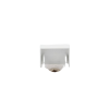 tapa final color blanco de pvc auto extinguible, para canaleta tmk1720 (5290 02001)