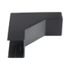 sección en "l" color negro de pvc auto extinguible, para canaleta tmk 1720 n cc (5230 02003)