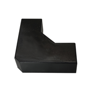 sección en "l" color negro de pvc auto extinguible, para canaleta tmk 1720 n cc (5230 02003)