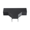 sección en "t" color negro de pvc auto extinguible, para canaleta tmk 1720 n cc (5240 02003)