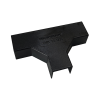 sección en "t" color negro de pvc auto extinguible, para canaleta tmk 1720 n cc (5240 02003)