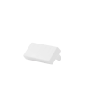 tapa final color blanco de pvc auto extinguible, para canaleta tmk1735, tmk1735sd (5390 02001)