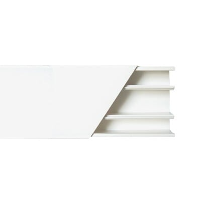 canaleta color blanco de 3 vías, de pvc auto extinguible, 60 x 25 x tramo 2.5m (5401 01250) canaleta color blanco de 3 vías, de pvc auto extinguible, 60 x 25 x tramo 2.5m (5401 01250)