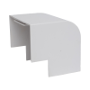 esquinero exterior color blanco de pvc auto axtinguible, para canaleta tmk 4577 (5510 02001)