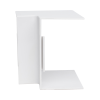 esquinero interior color blanco de pvc auto axtinguible, para canaleta tmk 4577 (5520 02001)