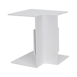 esquinero interior color blanco de pvc auto axtinguible, para canaleta tmk 4577 (5520 02001)