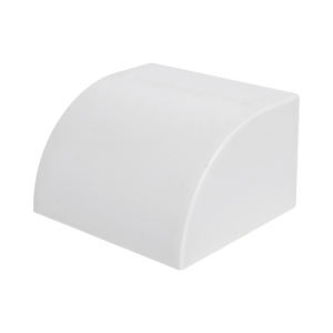 tapa final en color blanco de pvc auto extinguible, para canaleta tmk 4577 (5560 02001)