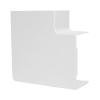 sección en "l" color blanco de pvc auto extinguible, para canaleta tmk 4577 (5530 02001)