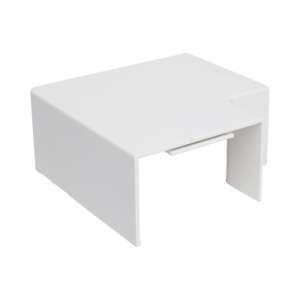 sección en "l" color blanco de pvc auto extinguible, para canaleta tmk 4577 (5530 02001)