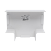 sección en "t" color blanco de pvc auto extinguible, para canaleta tmk 4577 (5540 02001)