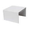 pieza de unión color blanco de pvc auto extinguible para canaleta tmk 4577 (5550 02001)