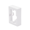 caja sin fondo universal, color blanco de pvc auto extinguible (7900 02002)