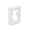 caja sin fondo universal, color blanco de pvc auto extinguible (7900 02002)