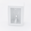 caja de registro universal, color blanco de pvc auto extinguible (7902 02001)
