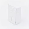 caja de registro universal, color blanco de pvc auto extinguible (7902 02001)