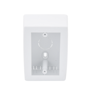 caja de registro universal, color blanco de pvc auto extinguible (7902 02001)