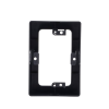 caja de registro universal color negro de pvc auto extinguible color negro (7900 02003)