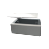 kit de caja tmks1 con thapa ciega incluida color blanco (7902 02002)