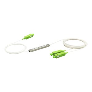 splitter (divisor Óptico) tipo plc, de 1x2, conectores sc/apc