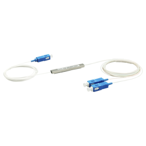 splitter (divisor Óptico) tipo plc, de 1x2, conectores sc/upc