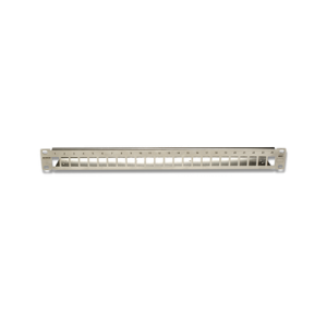 patch panel tera max blindado de 24 puertos, modular, plano, compatible con solución tera o z max ™, color metalico, 1ur