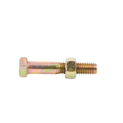 paquete de 6 tornillos grado 5 con tuercas tropicalizadas de 3/8" x 2". paquete de 6 tornillos grado 5 con tuercas tropicalizadas de 3/8" x 2".