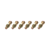 paquete de 6 tornillos grado 5 con tuercas tropicalizadas de 3/8" x 2".