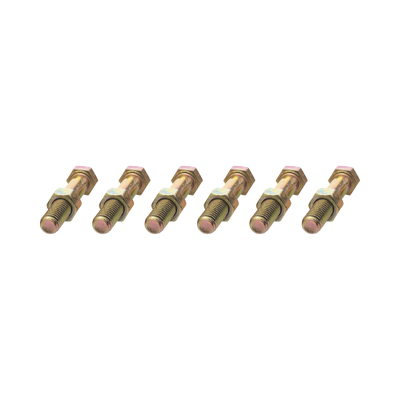 paquete de 6 tornillos grado 5 con tuercas tropicalizadas de 3/8" x 2". paquete de 6 tornillos grado 5 con tuercas tropicalizadas de 3/8" x 2".