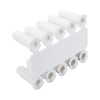 taquete blanco 3/16" para tornillo 8mm x 3/4" (100pzs) (1101 01100)