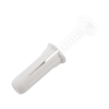 taquete blanco 3/16" para tornillo 8mm x 3/4" (100pzs) (1101 01100)