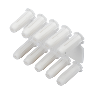 taquete blanco 3/16" para tornillo 8mm x 3/4" (100pzs) (1101 01100)