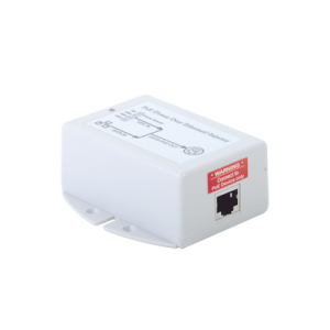 inyector poe para aplicación solar, entrada 9 36 vcc, salida pasivo en 24 vcc 10/100/1000 mbps, hasta 19 watts