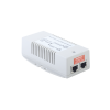 inyector poe para aplicación solar, entrada 10 15 vcc, salida en 56 vcc, 802.3 af/at, 10/100/1000 mbps, hasta 35 watts