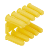 taquete amarillo 7/32" para tornillos 8mm x 1" (100pzs) (1102 02100)