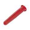 paquete con 10 taquetes rojos de 1/4" y 10 tornillos 10 x 1 1/2" (4.82 x 38 mm) (1103 05002)
