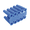 taquete azul 3/8" para tornillo 12mm x 2" (100pzs) (1105 05100)