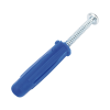 taquete azul 3/8" para tornillo 12mm x 2" (100pzs) (1105 05100)