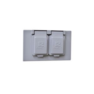 tapa dúplex horizontal con contratapa / auto cierre de aluminio tipo rr / placa intemperie